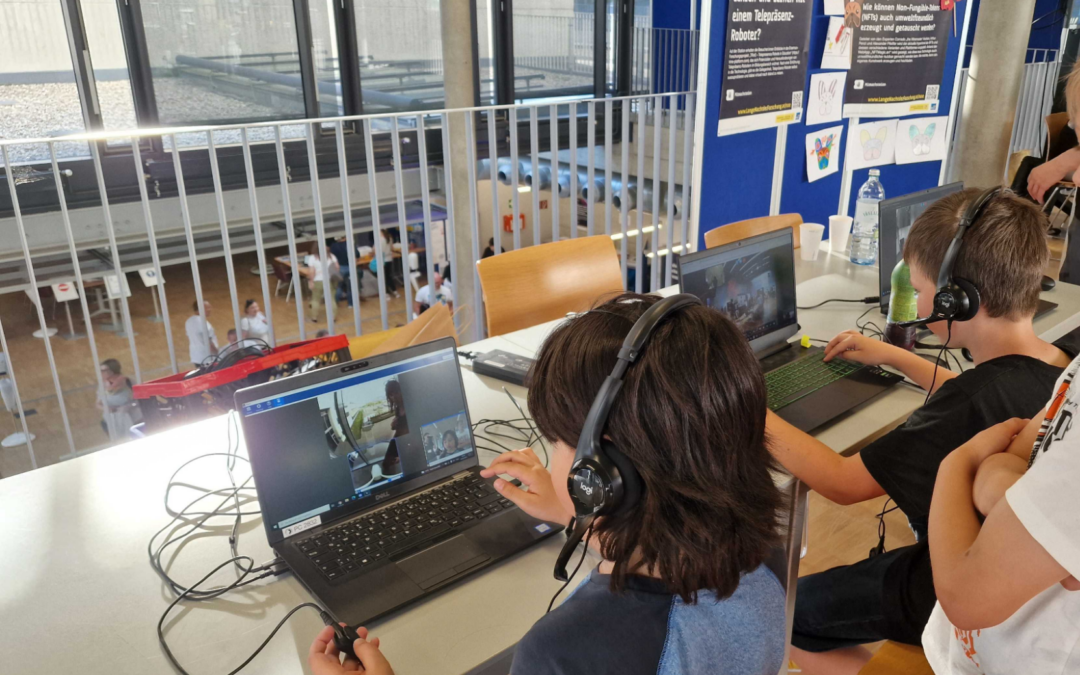 Telepresence Robots at a research event